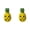 Yellow-2Pcs, variant on 1Pcs Halloween Pineapple Pumpkin Light Decoration Indoor for Home, Resin Jack O Night Light Hybrid Sprite Golden Statue with LED Core for Home Courtyard Party Festive Atmosphere 3.5x7.1 Inch Yellow