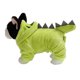 thumbnail image 2 of Invierno Coral polar verde mascota cuatro pies dinosaurio disfraz ropa cálida ropa para perros gatos, 2 of 8