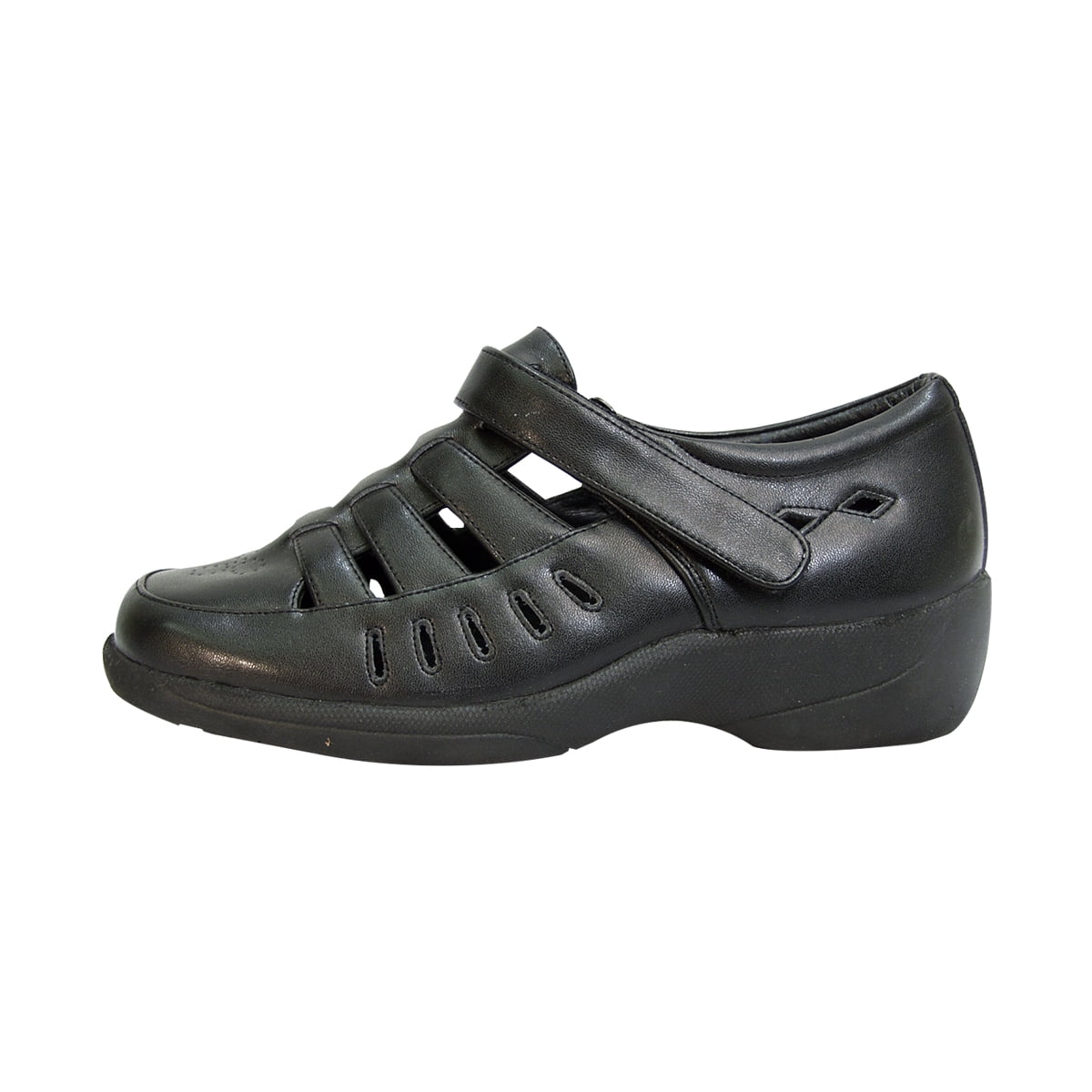 24 HOUR COMFORT Fiona Wide Width Comfort Shoes For Work and Casual Attire BLACK 7.5