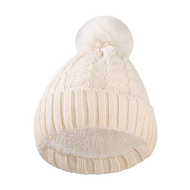 Sombreros de invierno para mujer y hombre, de lana gruesa, para ciclismo al aire libre, de punto cálido y polar, de poliéster.
