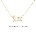 thumbnail image 3 of Collar de la amistad Jumpingount de las constelaciones del encanto de la letra del signo del zodiaco doce con el colgante de la tarjeta, 3 of 6