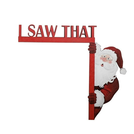 

Santa Clau Christmas Door Corner Decoration DIY Stitching Creatives Home Decor Homes Decor Funny On My Door Corner Movie On My Door Corner Is So Fun