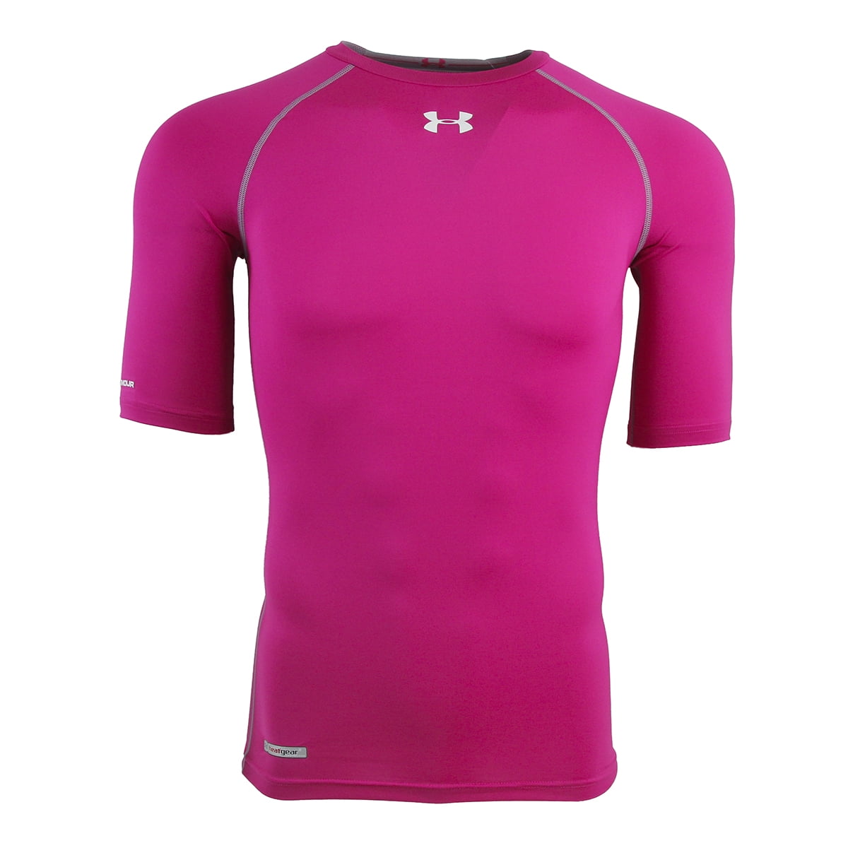 under armour pink compression shirt