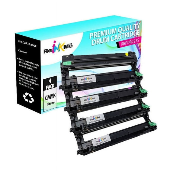 ReInkMe Compatible DR-223CL Black & Color Drum Unit Set for Brother HL-L3210CW