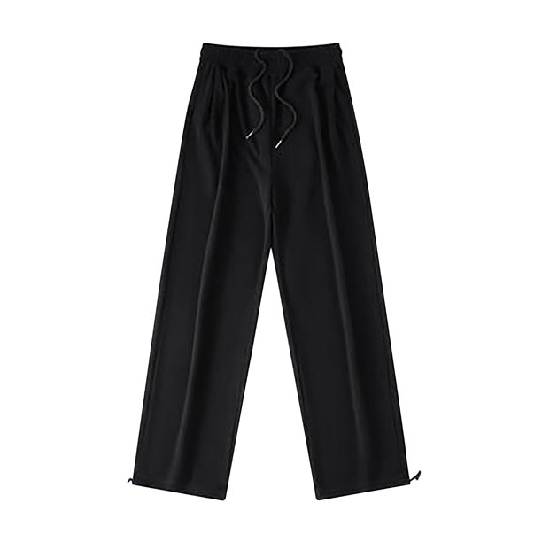 Ichuanyi liquidación de la moda femenina pantalones sueltos de longitud completa pantalones sólidos pantalones de pierna larga ICHUANYI WER202308217616
