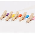 thumbnail image 4 of 50pcs Love Heart Small Wooden Clothespin Craft Clips DIY Photo Cards Peg, 4 of 4