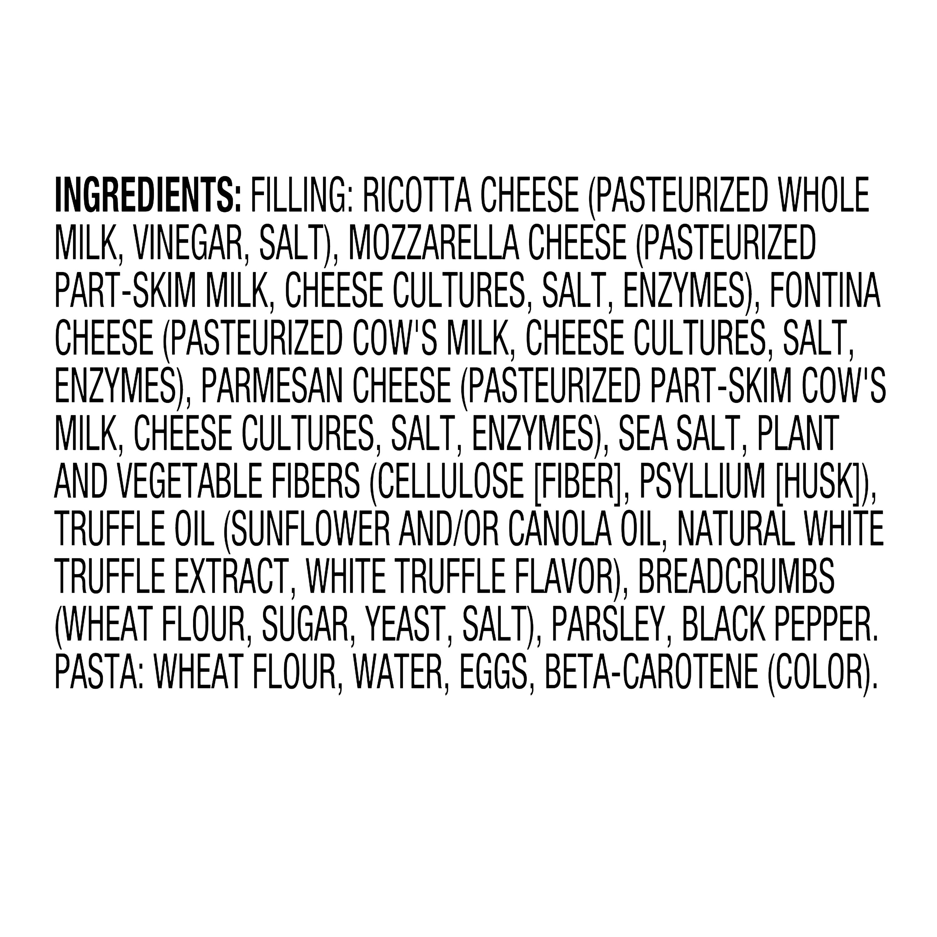 Marketside Truffle Flavored Three-Cheese Ravioli, Fresh Artisanal Pasta, 9 oz