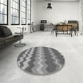 thumbnail image 3 of Ahgly Company Indoor Rectangle Patterned Carbon Gray Area Rugs, 2' x 3', 3 of 6