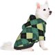 thumbnail image 2 of Fotbe Green Squares Sudadera con Estampado para Perros Pequeños – Suéter con Capucha para Mascotas, Tela Suave de Forro Polar con Bolsillo-Medium, 2 of 7