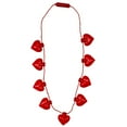 thumbnail image 2 of LED Jumbo Red Heart Necklace with 9 Hearts, 2 of 3