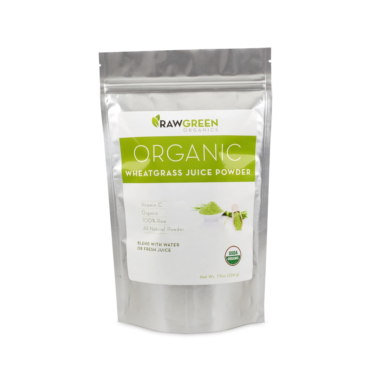 Organic Cold-Pressed Wheat Grass Juice Powder (4oz)
