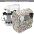thumbnail image 2 of Rainbow Stand Mixer Cover, Circles Rainbow Party Gatherings Summertime Joy Spectrum Round, Kitchen Appliance Organizer Bag Cover with Pockets, 5 Quarts, Lavender Salmon, by Ambesonne, 2 of 4