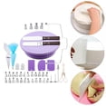 thumbnail image 3 of Plato giratorio de pastelería Kit de decoración de pasteles de 62 piezas, soporte giratorio, bolsa de pastelería, boquillas de material acero inoxidable, puntas de glaseado, giratorio Magideal Plato giratorio de pastelería, 3 of 6