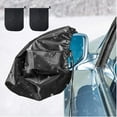 thumbnail image 1 of Fiudx Funda para Espejo Retrovisor de Coche a Prueba de Nieve, Tela Oxford Gruesa, Protección Reflectante, Diseño Antirrobo, Aislamiento para Clima Frío, Fácil Instalación, Juego de 2 Piezas, 1 of 6