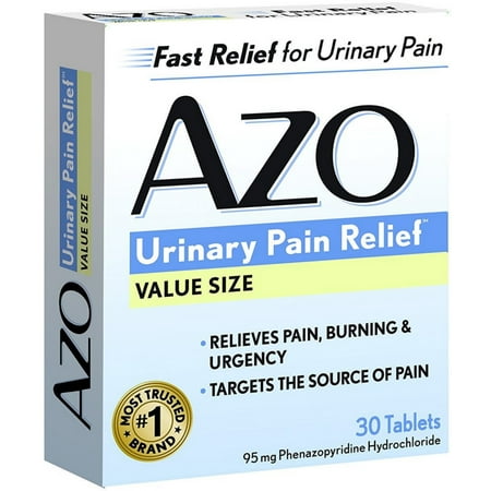 4 Pack - AZO Comprimés Soulagement urinaire douleur 30 ch