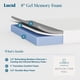 thumbnail image 2 of Lucid - Colchón Individual Extra Largo de Memory Foam con Gel y Bambú - 20 cm - Colchón Firme - Funda Lavable y Transpirable - Compatible con Bases Ajustables - Ideal para Cualquier Recámara, 2 of 6
