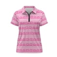 thumbnail image 6 of Whosucclay Pink Heart Stripes Golf Pullover, Lightweight Quick Dry Elastic Tennis Shirts for Outdoor Activities Fitness Travel 1/4 Zip Size Large, 6 of 10