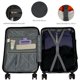 thumbnail image 4 of Set Kit 2 Maletas 21' y 18' Viaje 4 Ruedas 360° Doble Llanta Gris Houzer, 4 of 8