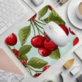 thumbnail image 2 of Cherry Gaming Mouse Pad, Desk Mat, Square 8.3x9.8 Inch Non-Slip Rubber Bottom Printed for Office and Gaming, 2 of 6