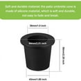 thumbnail image 2 of Umbrella Pole Adapter, High Quality Rubber Outdoor Patio Table Stabilizer, Firmly Fixes Table Umbrella Reducing Shaking for Patio Beach Garden Areas (2Pcs), 2 of 5