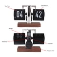thumbnail image 4 of Vintage Flip Down Auto Desk Clock with Battery, Mechanical Digital Calendar Clock for Living Room Table, Single Sided Design, 4 of 7