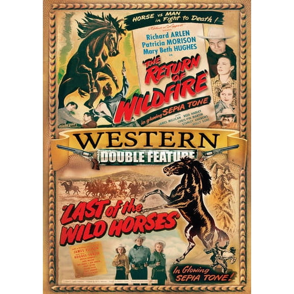 The Return of Wild Fire / Last of the Wild Horses (DVD), Kit Parker Films, Western