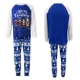 thumbnail image 4 of Conjunto de pijama navideño a juego para toda la familia, estampado de cascanueces, blusa con mangas raglán, pantalones con cintura elástica, ropa de dormir familiar para Navidad para otoño e invierno, 4 of 4