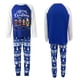 thumbnail image 4 of Conjunto de pijama navideño a juego para toda la familia, estampado de cascanueces, blusa con mangas raglán, pantalones con cintura elástica, ropa de dormir familiar para Navidad para otoño e invierno, 4 of 4