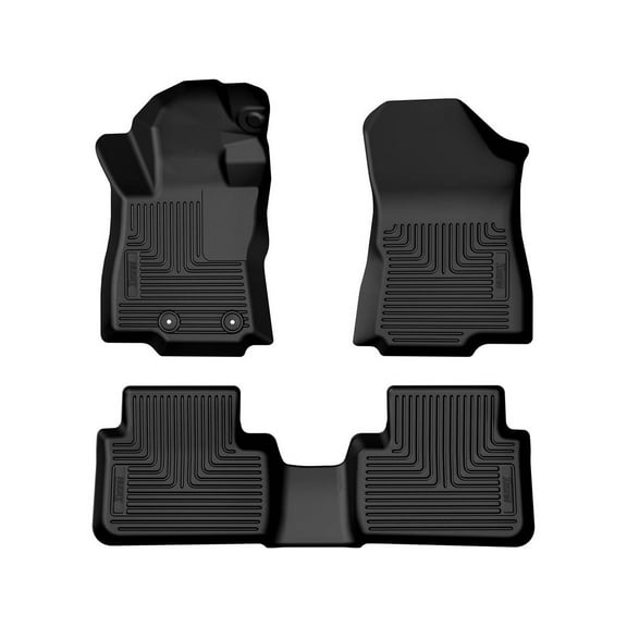 Husky Liners 95381 Weatherbeater Floor Mats Fit 2025 Subaru Forester 2.5L H4 excl. Wilderness Front/2nd Row Liners 3pc Black