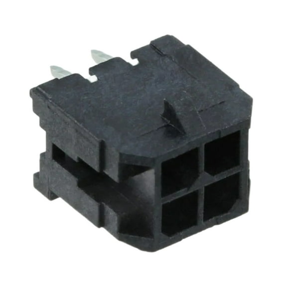 Pack of 4 0430450414 Conn Shrouded Header (4 Sides) HDR 4Power POS 3mm Solder ST Top Entry Thru-Hole Micro-Fit 3.0, RoHS