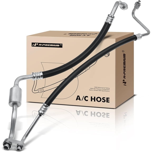 A-Premium A/C Suction and Discharge Line Hose Assembly Compatible with Buick LaCrosse 2005-2009 3.8L, Allure 2005-2009 3.8L, Pontiac Grand Prix 2005-2008 3.8L