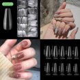 thumbnail image 2 of Fake Nails, 500 Pieces Acrylic Nail Capsules Clear Nails, 2 of 5