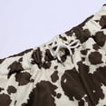 thumbnail image 6 of XIAONU Cow Spot Print Pants for Men Jogger Cut Side Pockets Daily Wear Trousers, 6 of 7
