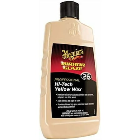 Meguiars Mirror Glaze Hi-Tech Yellow Wax 473ml