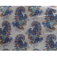 thumbnail image 5 of oneOone Georgette Viscose Navy Blue Fabric Paisleys Craft Projects Decor Fabric Printed By The Yard 42 Inch Wide, 5 of 5