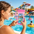 thumbnail image 3 of Waterproof Phone Pouch for 7 Inch Phone, IPX8 Floating Dry Bag with Lanyard, Universal Waterproof Case for /Samsung, Beach Kayak Swimming Boating Cruise Travel Essentials (1/2Pack), 3 of 4