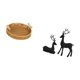 thumbnail image 5 of Elegante Juego De Cesta De Frutas Con Forma De Reno Para Sala De Estar Y Estudio, Cuenco Decorativo Para Aperitivos Con Escultura De Animal, Plato De Pan, Regalo, 5 of 8