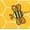 Yellow, variant on Country Brook Design® Busy Bee Recycled Wristlet Keychain
