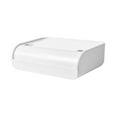 thumbnail image 2 of S SERENABLE Litter Box Step Floor Protection Keep Tidy Compact Cat Litter Box Foot Board White, 2 of 9