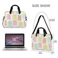 thumbnail image 3 of FORMRS 16" Laptop Sleeve Bag Carrying Case with Handle Travel Shoulder Briefcase, Cute Gummy Bears Pattern, 3 of 8