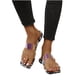 thumbnail image 4 of Zapatillas con punta abierta y plana para mujer, sandalias cómodas, informales, cómodas, para playa Wmkox8yii  hj789, 4 of 9