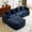 Dark Blue, variant on CKEASEAN 101" Chenille L Shaped Modular Sectional Sofa, Comfy Cloud Couch with Throw Pillows, High-Elastic Sponge, Modern Couch Sofa with Curved Armrest for Living Room, Apartment, Easy Assembly