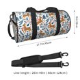 thumbnail image 2 of Pofeuu winter Scarf deer Print Travel Duffel Bag,Sports Tote Gym Bag,Shoulder Weekender Overnight Bag for Women Gym Bag, 2 of 6
