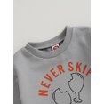 thumbnail image 5 of LMLYSoH Baby Boys Pants Set, Long Sleeve Crew Neck Letters Print Sweatshirt with Pants Thanksgiving Clothes, 5 of 9