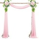 thumbnail image 1 of XmhyTop-A Cortina de 75 x 300 cm con diseño de arco para bodas, ideal para decoración de ceremonias, fiestas y recepciones, C24, 1 of 5