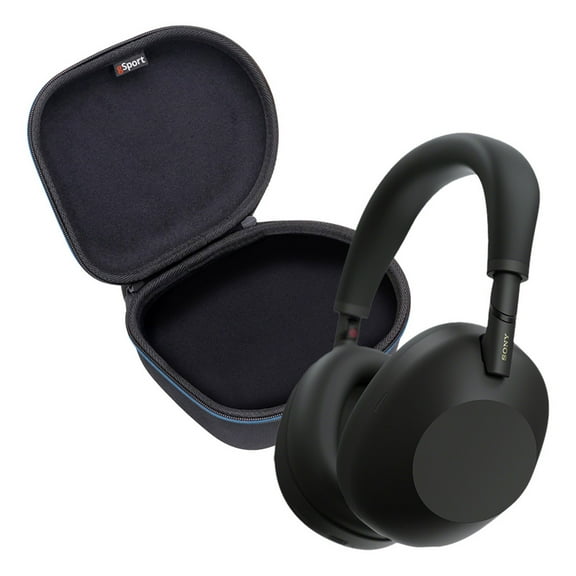 Sony WH-1000XM6 Wireless Noise Cancelling Over Ear Headphone Bundle with gSport Case (Black)