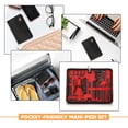 thumbnail image 4 of Utopia Care, Manicure Kit For Women and Men, Manicure Set with Nail Clippers or Nail Kit Includes Fingernail & Toenail Clippers, 31Pcs Pedicure Kit Stocking Stuffers With Travel Case, Red, 4 of 8