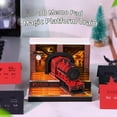 thumbnail image 6 of 3D Calendar 2026 with LED and Switch, Christmas Tree Time Piece Calendar Tear-Away Paper Art Notepad Creative 3D Memo Artsy Pad Calendars for Record Planner Bookmark Gift Decorative Decor (No battery, 6 of 10