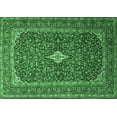 thumbnail image 1 of Ahgly Company Indoor Rectangle Medallion Emerald Green Traditional Area Rugs, 5' x 7', 1 of 4