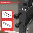 thumbnail image 4 of 4-Pack 1U Server Rack Shelf - Universal Device Server Rack Mounting Tray, 4 of 7